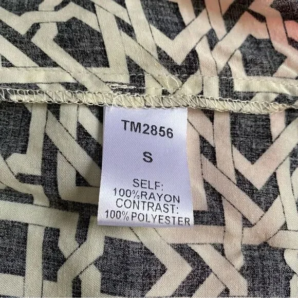 Anthropologie THML Celtic Print Cutout Back Tank Size S - Picture 10 of 11